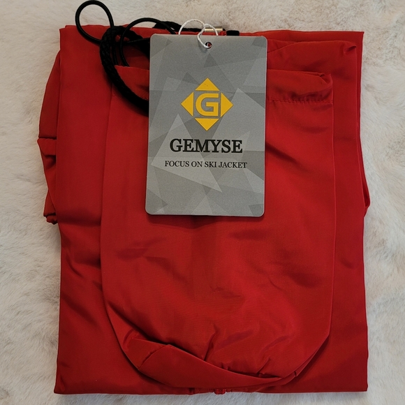 Gemyse Focus On Ski Men's Jacket Waterproof Windbreaker Hooded Small New - Picture 8 of 16